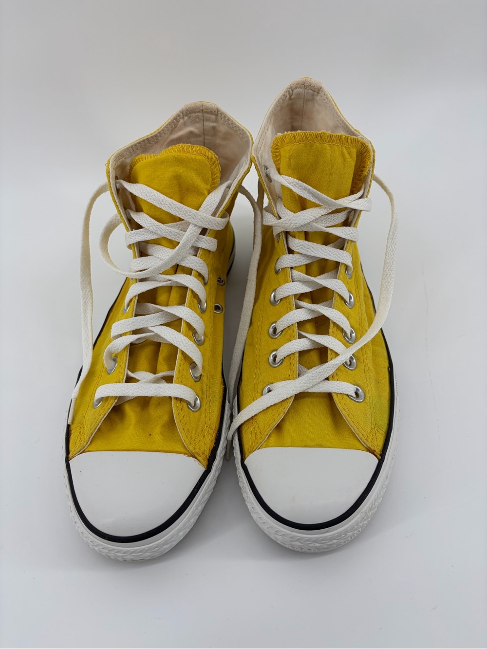 Converse All Star High Top Sneakers Bitter Lemon Yellow Men 8 & Woman 10